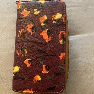 Floral wallet